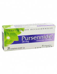 PURSENNIDE 20 mg, 20 comprimés enrobés