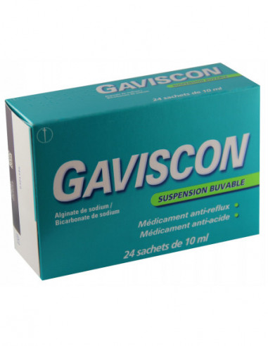 GAVISCON, suspension buvable en sachet - 24x10ml