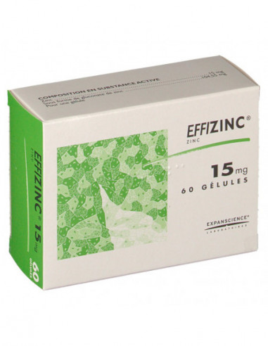 EFFIZINC 15 mg - 60 gélules