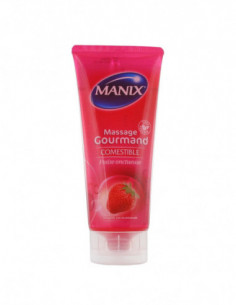 Manix Massage Gourmand Fraise Onctueuse - 200 ml