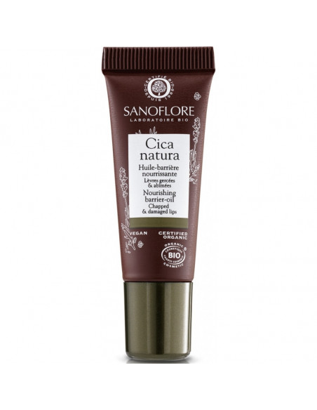 Sanoflore Cica Natura Huile-barrière Nourrissante Lèvres Bio - 7.5 ml