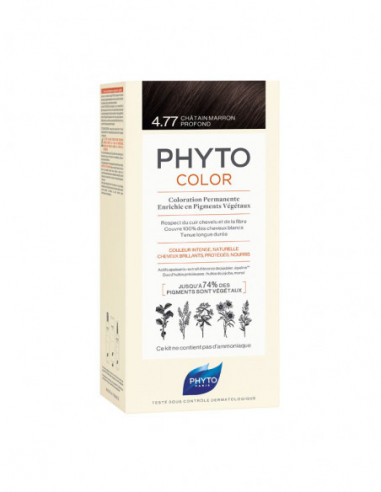 Phyto PhytoColor Coloration Permanente Coloration : 4.77 Châtain Marron Profond