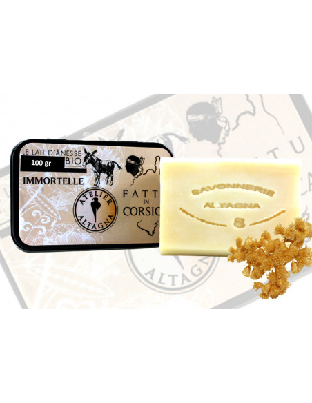 Altagna Savonnette Lait d’Ânesse-immortelle - 100 gr