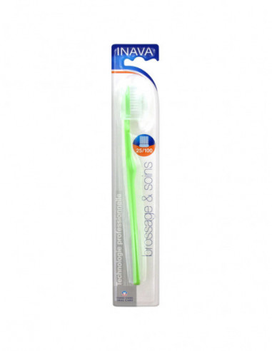 Inava Brosse à Dents 25/100 Vert