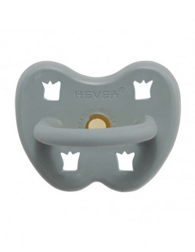 HÉVÉA Sucette Caoutchouc Naturel Round Bleu -...
