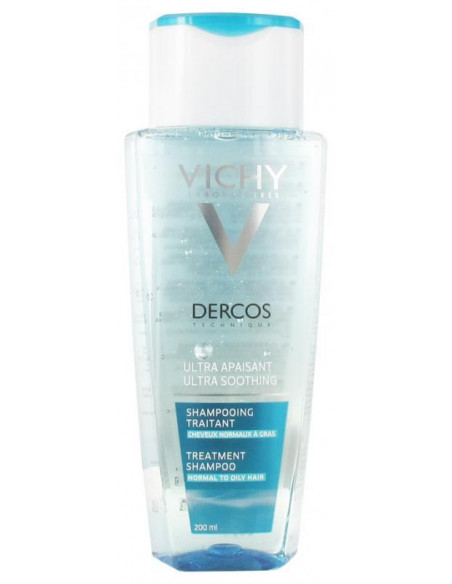 Vichy Dercos Shampooing pour Cheveux Normaux à Gras - 200 ml