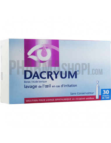 DACRYUM, solution pour lavage ophtalmique en...