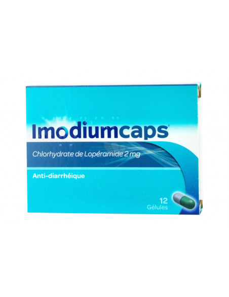IMODIUMCAPS 2 mg, gélules - 12 gélules
