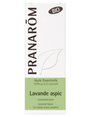 Pranarôm Huile Essentielle Lavande Aspic (Lavandula latifolia) Bio - 10 ml