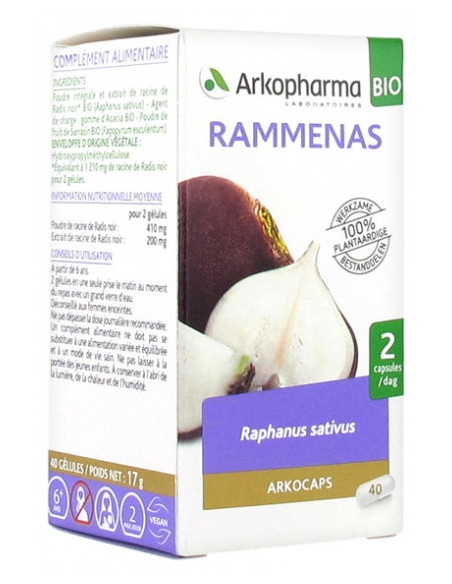 Arkopharma Arkogélules Radis Noir Bio - 40 Gélules