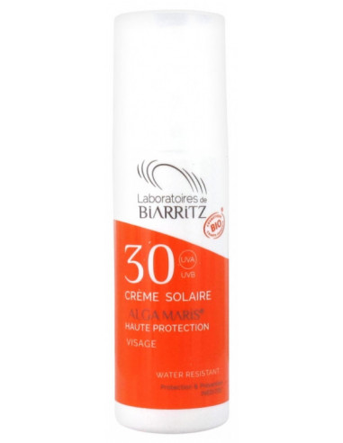 Biarritz Alga Maris Crème Solaire Visage SPF 30...