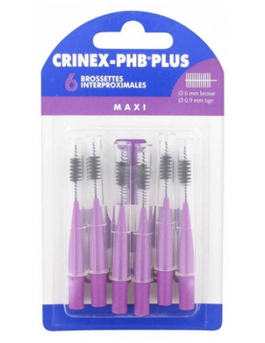 Crinex Phb Plus Maxi Plus 2.2 - 6 Brossettes Interproximales
