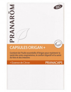 Pranarôm Origan + Bio - 30 Capsules