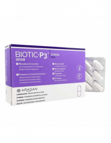 Aragan Biotic P3 Sztress Boîte De - 60 gélules 