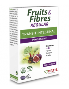 Ortis Fruits & Fibres Regular - 30 comprimés 