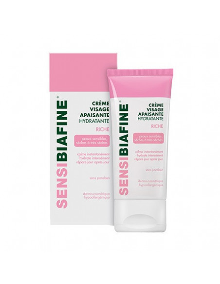 Crème Visage Hydratante Apaisante Riche - 50ml