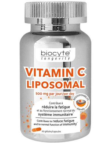 BIOCYTE Vitamine C Lipo 500mg - 30 comprimés