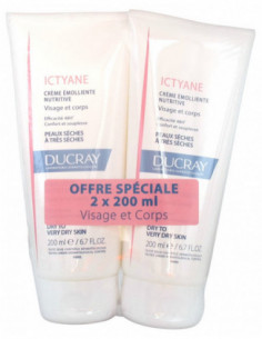 Ducray Ictyane Crème Émolliente Nutritive Visage et Corps...