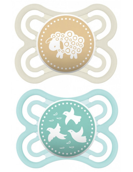Mam Sucettes Perfect Naissance Silicone 0-6 Mois - 2 unités