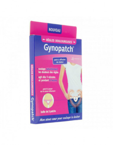 Gynopatch Règles douloureuses - 3 patchs chauffants