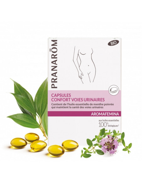 Pranarôm Aromafemina Capsules Confort Voies Urinaires Bio - 30 Capsules