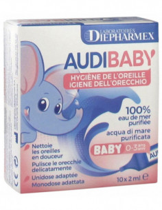 Audibaby Hygiène de l'Oreille - 10 Unidoses