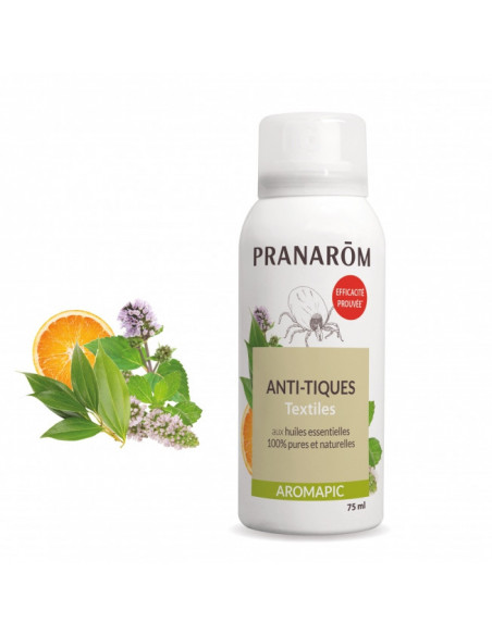 Pranarôm Aromapic Spray Anti-Tiques Textiles - 75ml