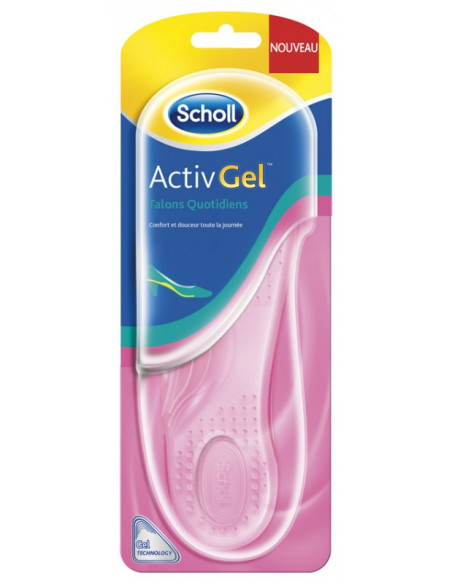 Scholl Semelles ActivGel Talons Quotidiens 35-40,5 - 1 paire