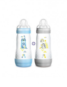 Mam Easy Start débit rapide biberon garçon - 2x320ml