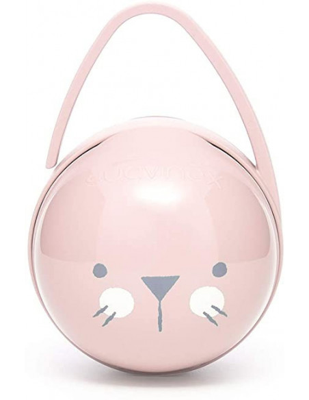 Suavinex Premium Boite à Sucettes Duo Rose - 1 unité 