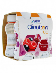 Clinutren Fruit saveur Framboise Cassis - lot de 4x200 ml