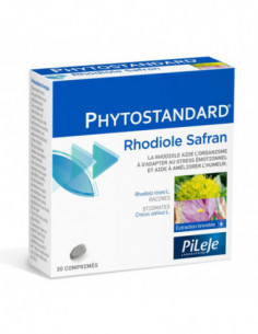 Pileje Phytostandard rhodiole safran - 30 comprimés