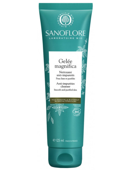 Sanoflore Gelée Magnifica Nettoyant Purifiant Peau Neuve - 125ml