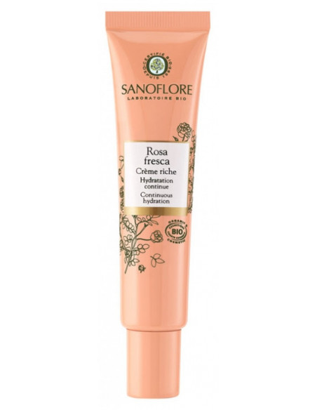 Sanoflore Rosa Fresca Crème Riche Bio - 40ml
