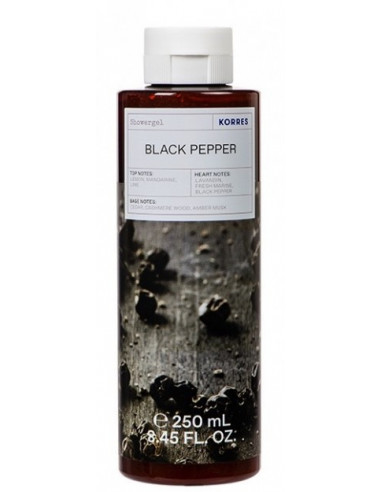 Korres Gel douche Black Pepper - 250 ml