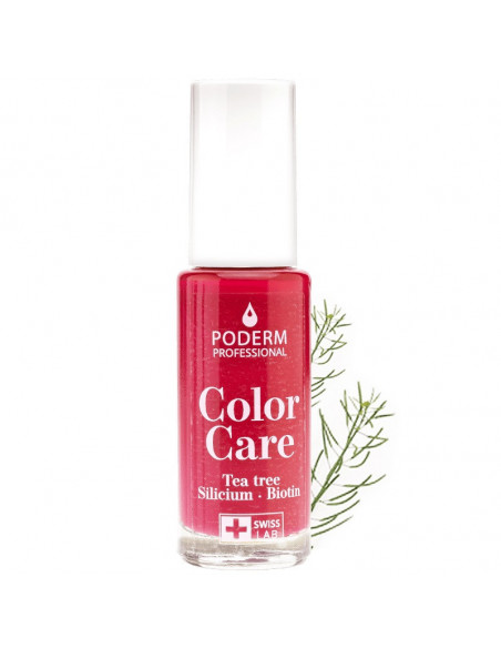 Poderm Vernis Soin Rouge Rose - 8ml