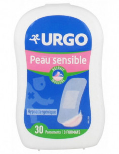 Urgo Peau Sensible 3 Formats - 30 Pansements