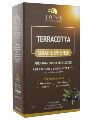 Biocyte Terracotta Solaire Intense Préparateur de Bronzage - 30 Capsules