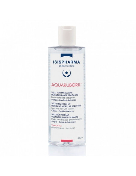 IsisPharma Aqua Ruboril Solution Micellaire Démaquillante - 400ml