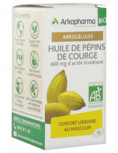 Arkopharma Arkogélules Huile de Pépins de Courge Bio - 60...