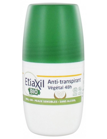 Etiaxil Déodorant Anti-Transpirant Végétal 48h Roll-On Bio - 50ml
