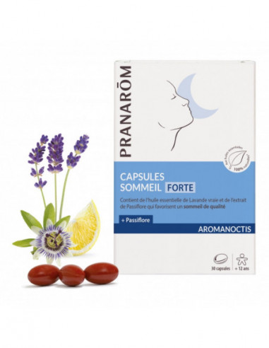 Pranarom Aromanoctis Forte sommeil - 30 capsules