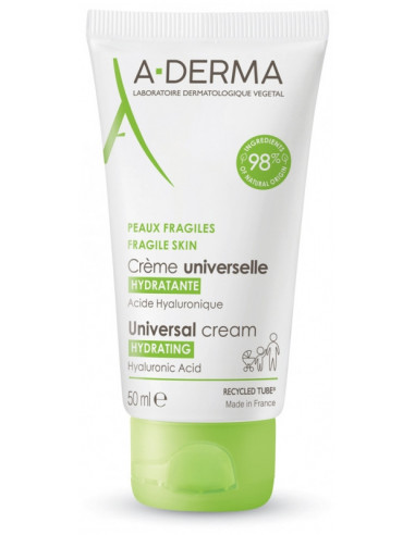 A-DERMA Crème Universelle Hydratante - 50 ml