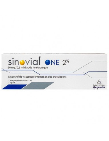 Sinovial One 2% 1 seringue préremplie - 2.5 ml