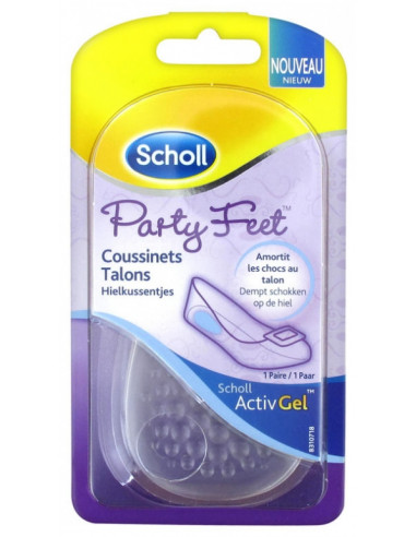 Scholl Party Feet Coussinets Talons - 1 Paire