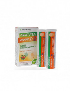 Arkopharma Arkovital Vitamine C + D3 - 20 comprimés