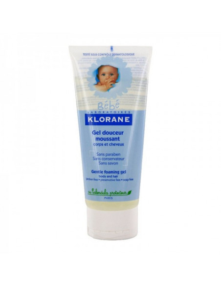 Klorane gel douceur moussant corps & cheveux - 200ml