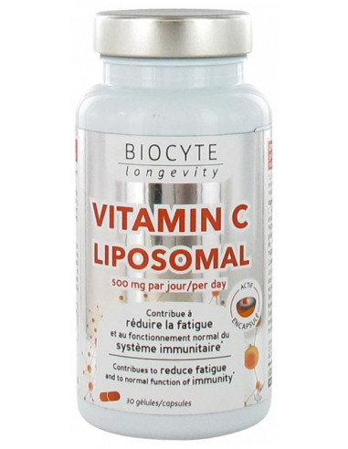 Biocyte Longevity Vitamin C Liposomal - 30 Gélules