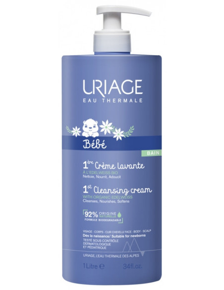 Uriage Bébé 1ère Crème Lavante - 1 L