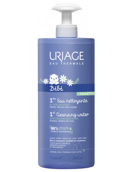 Uriage Bébé 1ère Eau Nettoyante - 1 L